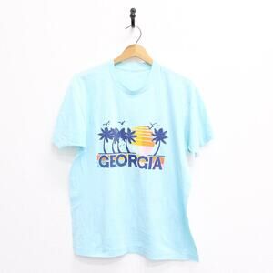 Vintage Georgia Sunset T Shirt Medium